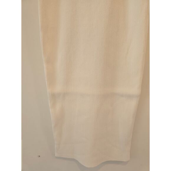 525 America Small Cream Square Neck Tank Sweater Dress NWT - Picture 2 of 9